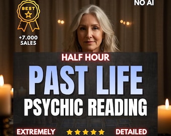 Same Hour Past Life Psychic Reading, Soul Memory & Karmic Energy Insight, Clairvoyant Medium Spiritual Reading, Spirit Guide, Medium Reading