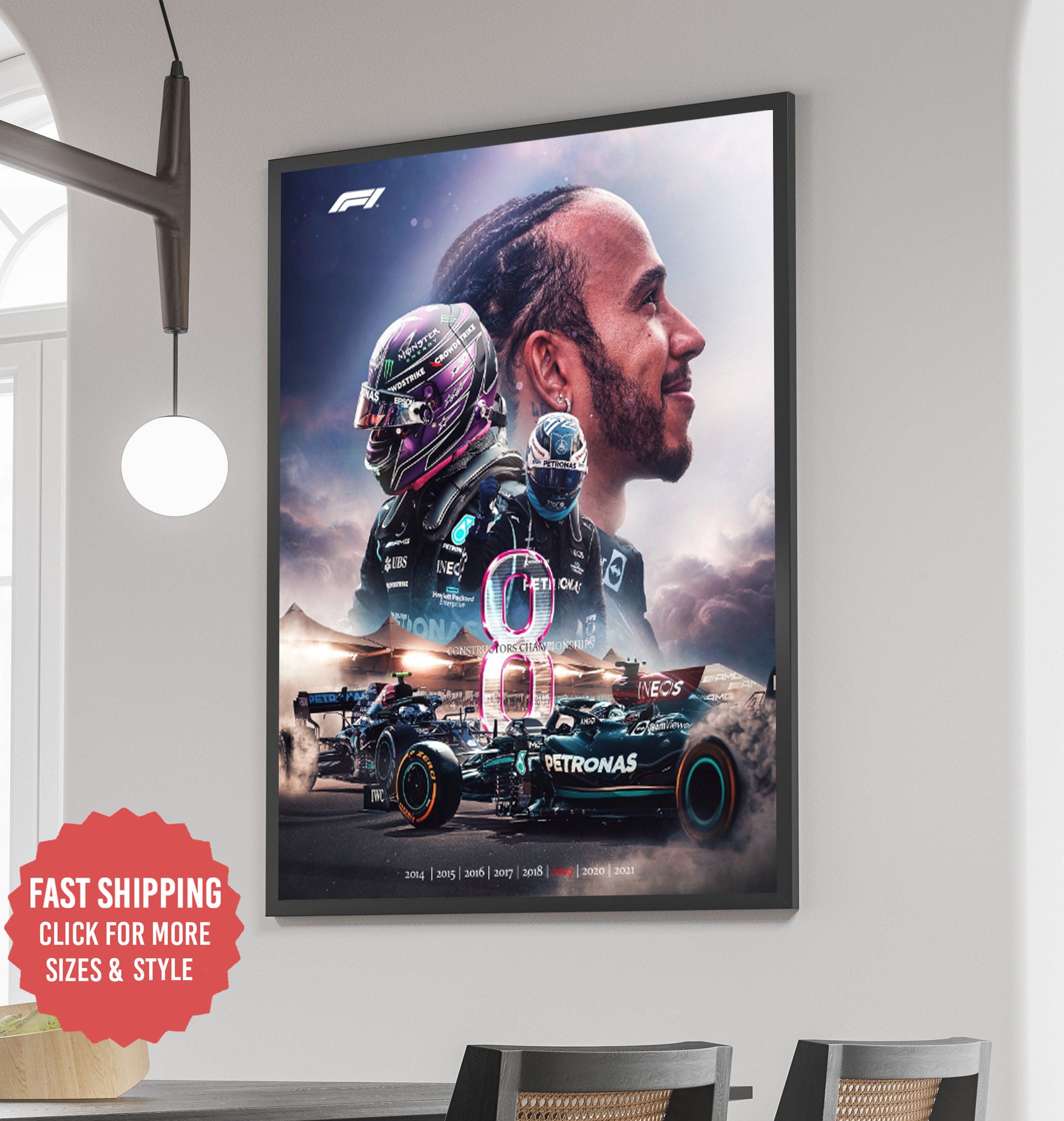 Discover Lewis Hamilton poster
