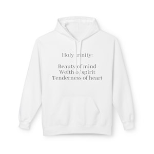 Stoicism Wisdom Hoodie | Holy Trinity, Clear Heart, Authentic Truth