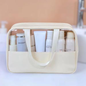 Trousse de toilette transparente Grande capacité & imperméable