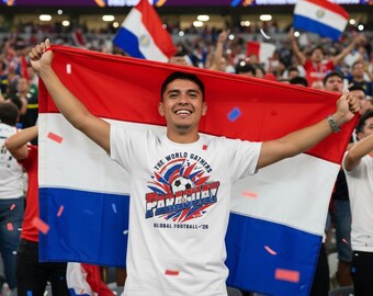 Paraguay World Cup 2026 Unisex Softstyle Graphic T-Shirt