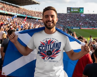 Scotland World Cup North America 2026 Unisex Softstyle Graphic T-Shirt