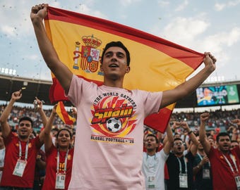 Spain World Cup 26 Unisex Softstyle T-Shirt Soccer Fan Tee