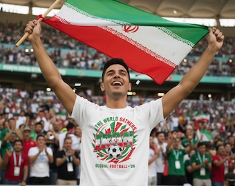 Iran Soccer Fan T-Shirt World Cup 2026 World Cup Tee