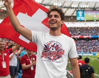 Switzerland Soccer Shirt World Cup North America 2026 Fan Tee
