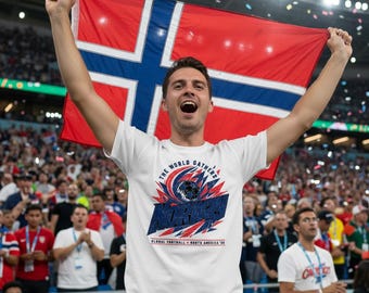 Norway Soccer Shirt World Cup North America 2026 Unisex Tee