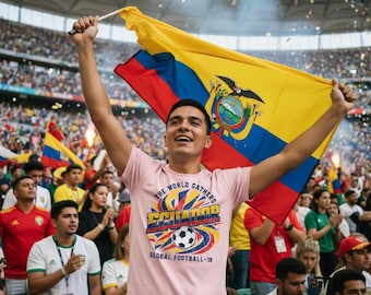 Ecuador World Cup 2026 Unisex Graphic Tee Soccer Fan Shirt