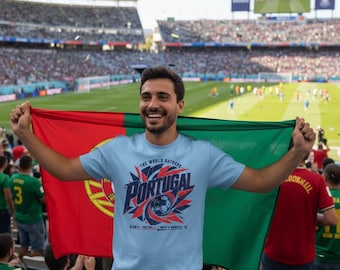 Portugal Soccer Shirt World Cup North America 26 Unisex Tee