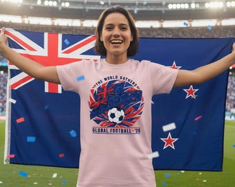 New Zealand World Cup 2026 Unisex Softstyle Graphic Tee