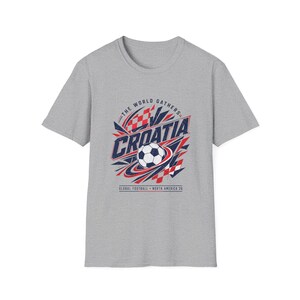 Croatia Soccer Shirt World Cup North America 2026 Fan Tee image 3