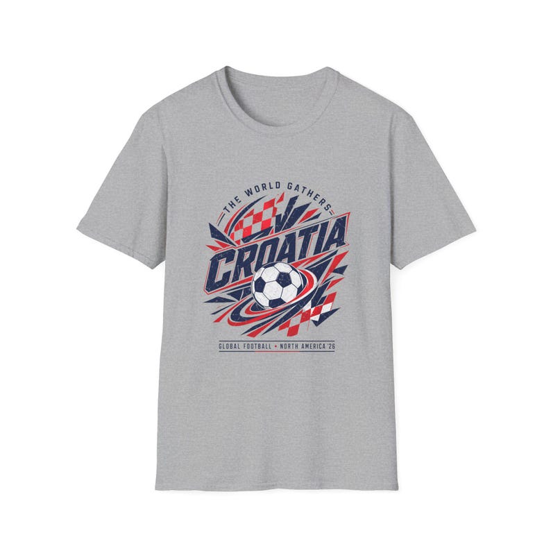 Croatia Soccer Shirt World Cup North America 2026 Fan Tee image 3