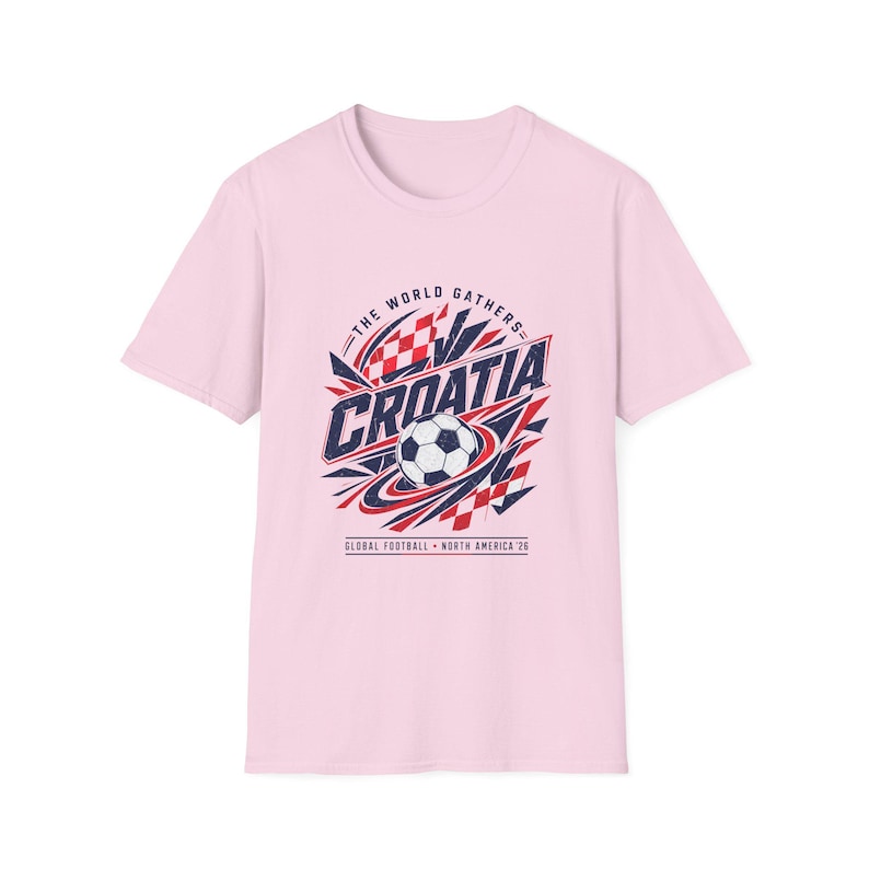 Croatia Soccer Shirt World Cup North America 2026 Fan Tee image 5
