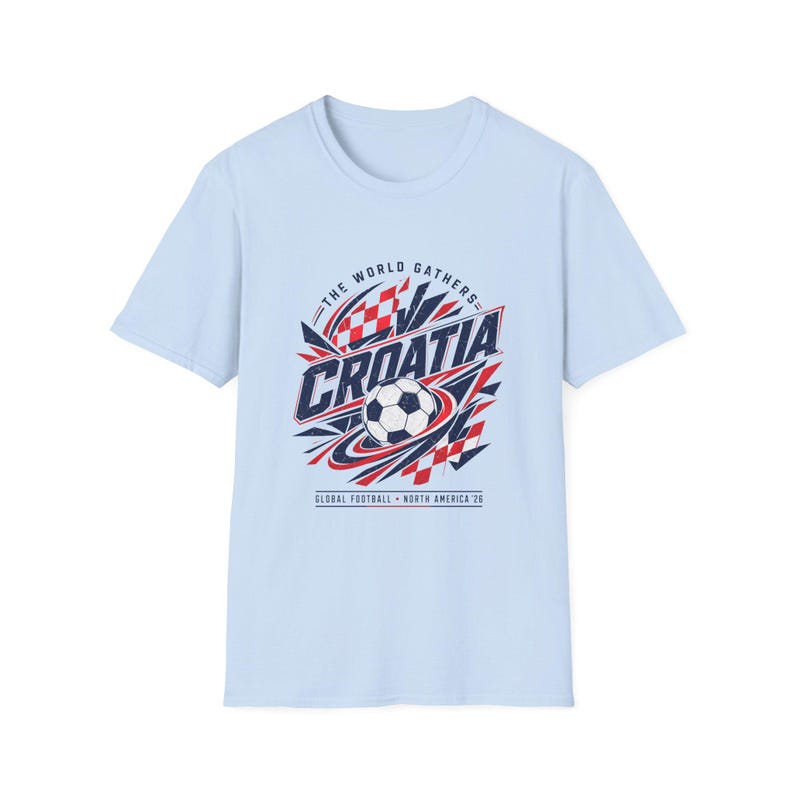 Croatia Soccer Shirt World Cup North America 2026 Fan Tee image 4