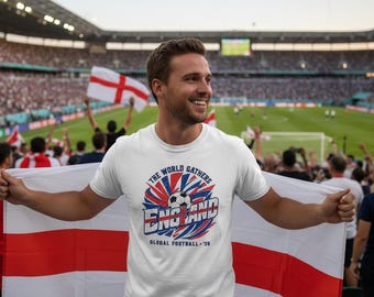 England World Cup 2026 Unisex Softstyle Graphic Tee Shirt
