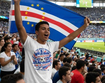 Cabo Verde Soccer Shirt World Cup 2026 Unisex Tee