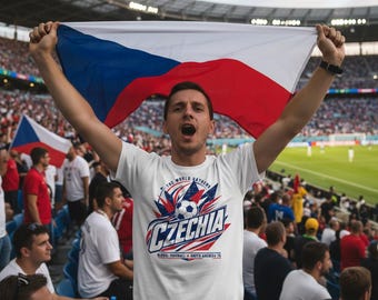 Czechia Soccer Shirt World Cup North America 2026 Unisex Tee