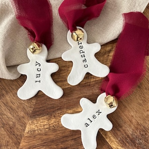 Personalised bauble. Handmade bauble. Christmas personalised bauble. Handmade tree decoration. Name bauble. Name tree decoration. Family baubles.