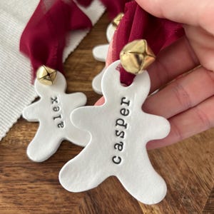 Personalised bauble. Handmade bauble. Christmas personalised bauble. Handmade tree decoration. Name bauble. Name tree decoration. Family baubles.
