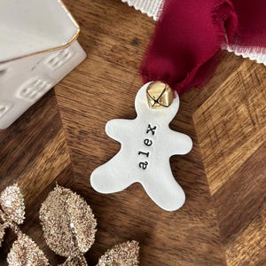 Personalised bauble. Handmade bauble. Christmas personalised bauble. Handmade tree decoration. Name bauble. Name tree decoration. Family baubles.