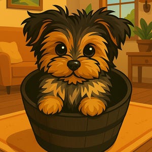 Custom Cartoon Pet Portrait – Cartoon Dog or Cat Drawing | Personalized Pet Cartoon Art | Dog & Cat Cartoon Gift