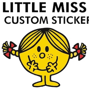 LITTLE MISS custom waterproof sticker