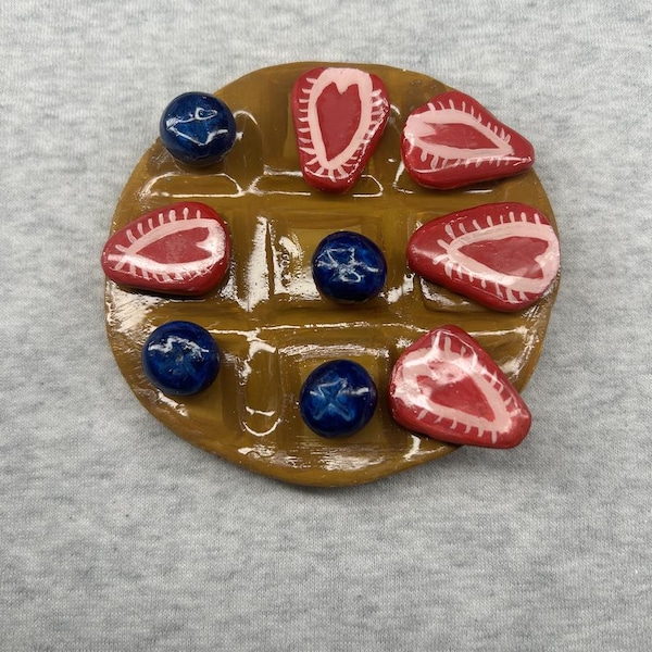 Clay Tic Tac Toe Board Etsy