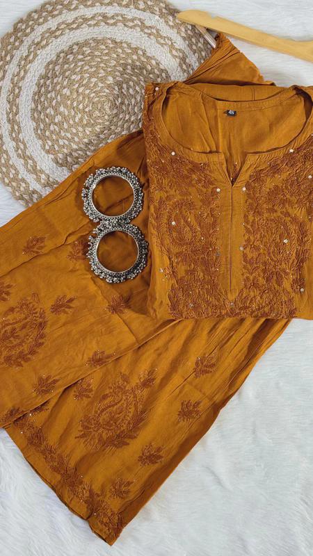 white christmas dresses Lavender Pure Modal Mukesh work Premium chikankari work Kurta – Indi Ethnics