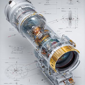 Space Schematic Art Prints: 45 High-res Scientific Diagrams (instant ...