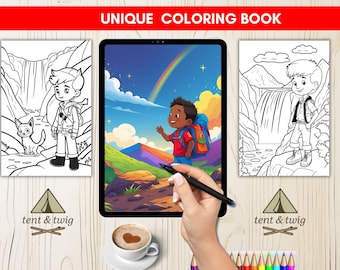 Libro de actividades de aventura para niños / Juegos para viajes por carretera (PDF imprimible)