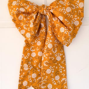 Floral Door Bow