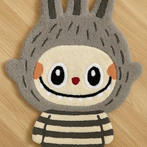 Adorable tapis LABUBU pour apporter de la joie dans une confortable salle de jeux pour enfants