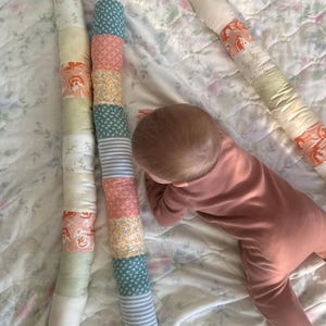 Patchwork Plush Snake, Kids Toy, Playroom Pillow