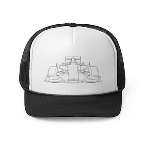 Vom Rennsport inspirierte Trucker-Caps für Motorsport-Enthusiasten | Einstellbare Hüte, Geschenke für Auto-Liebhaber, Outdoor-Abnutzung,
