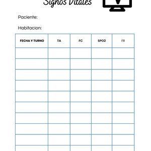 Registro de signos vitales