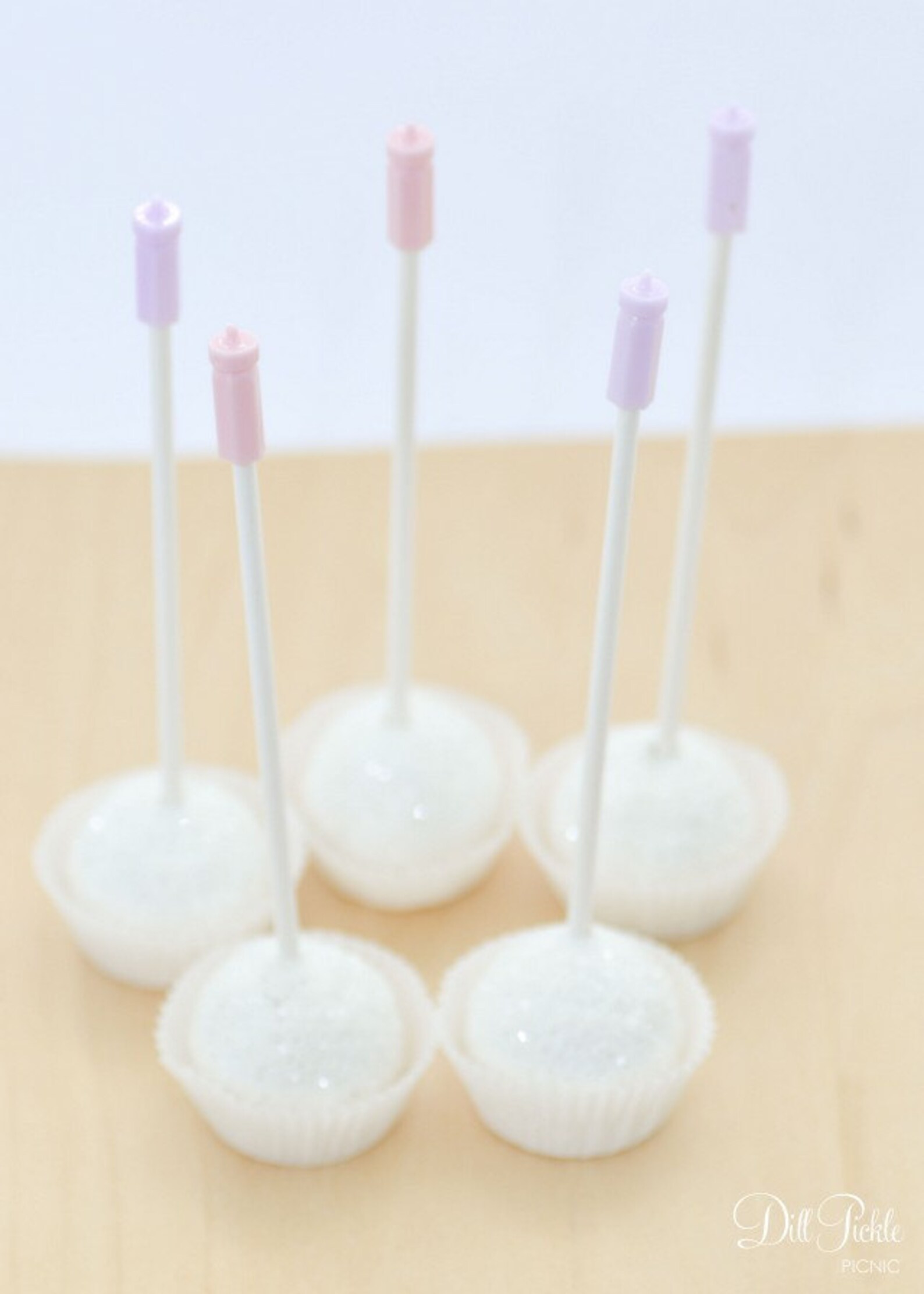 Pink & Purple Baby Bottle Cake Pop Sticks Stirrers Candy Etsy