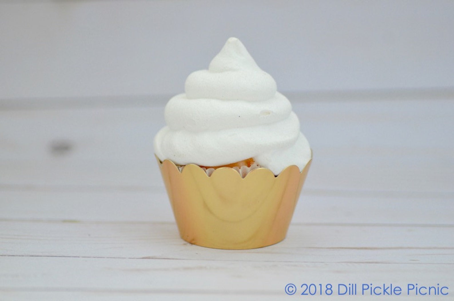 Gold Foil Cupcake Wrappers Standard Cupcake Wraps Set of 24 Etsy
