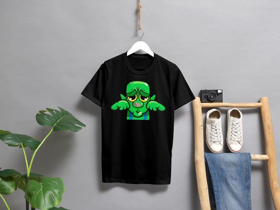 Funny Mimimi Shirt - Cartoon Green Goblin Graphic Tee – Cash