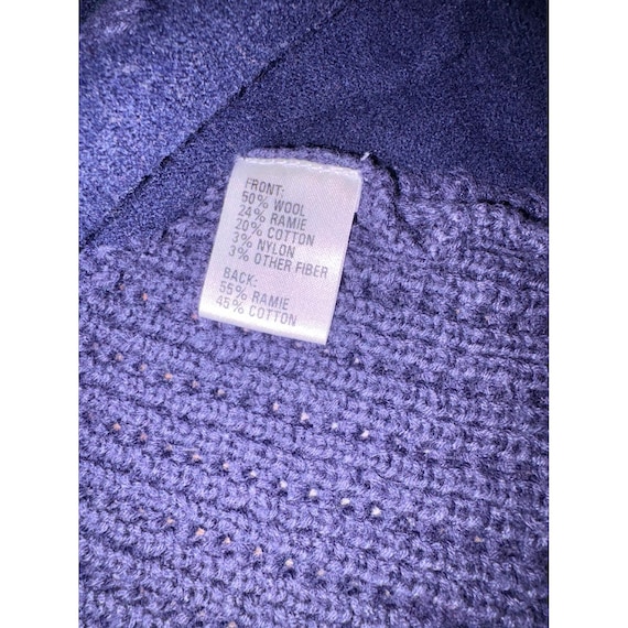 Koret Vintage Patchwork Plaid Wool Blend Sweater … - image 6