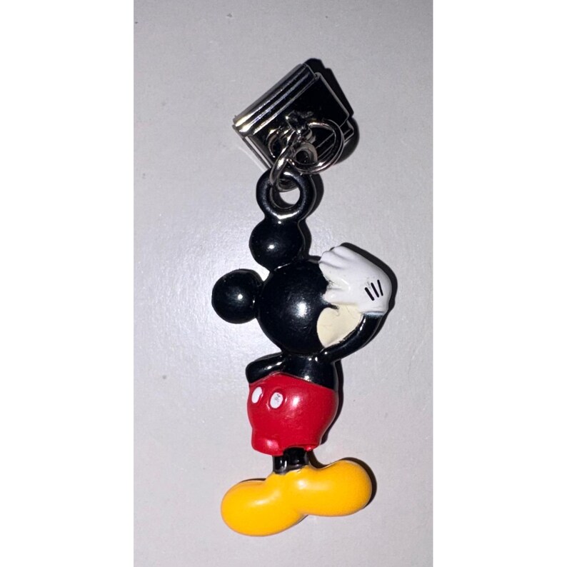 Vintage Mickey Mouse Italiaanse bedelarmband schakel afbeelding 3