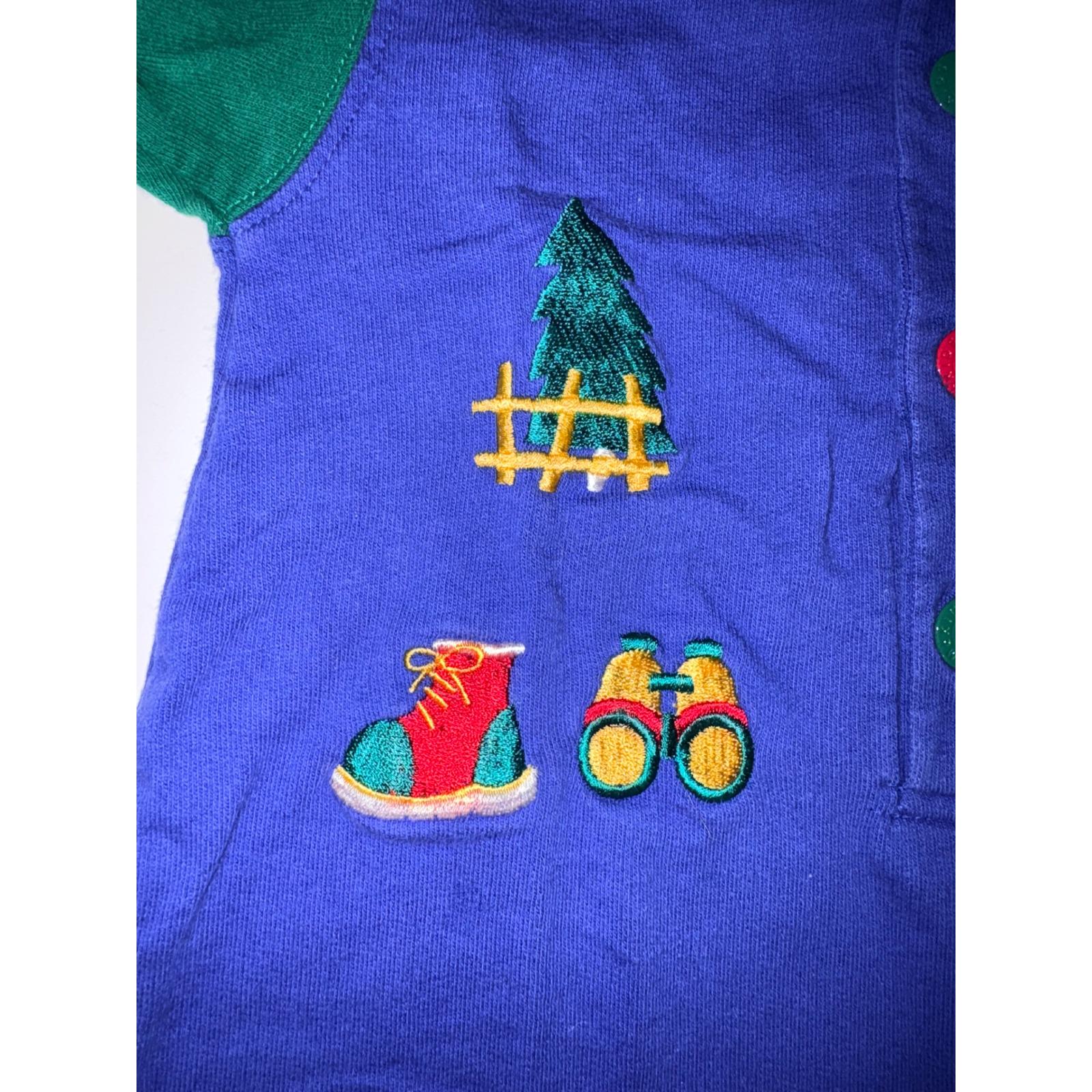 Vintage Mckids Baby Toddler Blue Camping Adventure All-in-one 