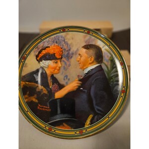 Norman Rockwell Love&#39;s Reward Collector Plate Knowles Young Man&#39;s Dream