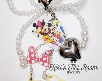Abalorio para bolso de MINNIE DISNEY / Clips para llavero / Abalorios para bolso de parque temático / Llavero / Colgante para bolso / Accesorios para bolso