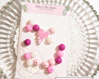 PULSERA PRINCESA Pulsera de cuentas de silicona