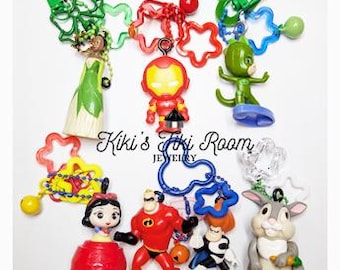 Charms para bolsos de personajes n.° 3 / Clips para llaveros / Charms para bolsos de parques temáticos / Llavero / Colgante para bolso / Accesorios para bolsos
