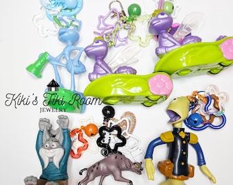 CHARAKTER Taschen Anhänger #11 / Schlüsselanhänger Clips / Freizeitpark Taschenanhänger / Schlüsselanhänger / Taschenanhänger / Taschenaccessoires