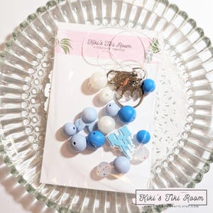 PRINCESS KIT Keychain WRISTLET Silcone Beaded Key Ring Bracelet