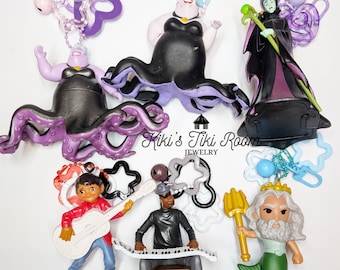Charms para bolsos de personajes n.° 17 / Clips para llaveros / Charms para bolsos de parques temáticos / Llavero / Colgante para bolso / Accesorios para bolsos