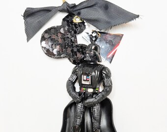 Llavero con mosquetón de Darth Vader de Star Wars / Clips para llaveros / Adornos para bolsos de parques temáticos / Llavero / Colgante para bolso / Accesorios para bolsos