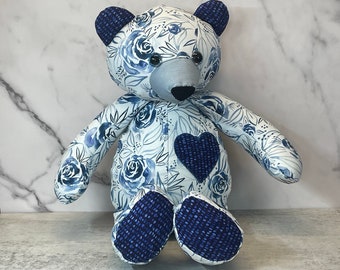 18 Inch Teddy Bear, Gift for Granddaughter, Christmas Gift for Ages 3 and up, Collectable Bear