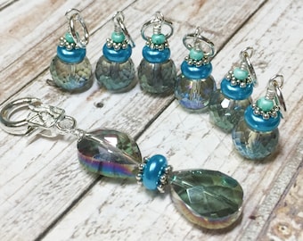 Crystal Stitch Marker Set for Knitting, Gifts for Knitter, Mother's Day Gift